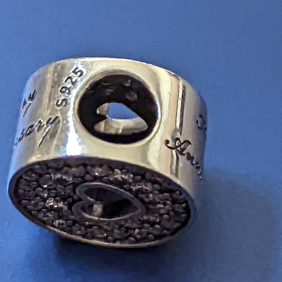 Pandora Pavé and Heart Anniversary Charm - Picture 8 of 10